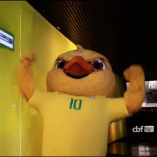 Sticker: Happy Canarinho