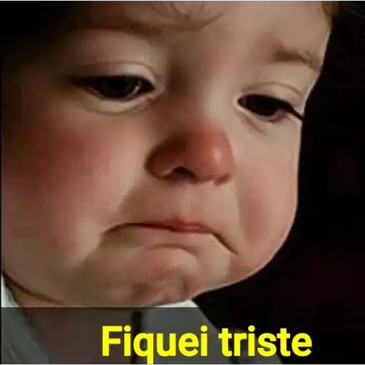 Figurinha: Bebê triste