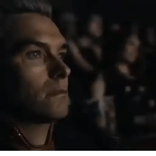 Figurinha: Homelander com olhar intenso