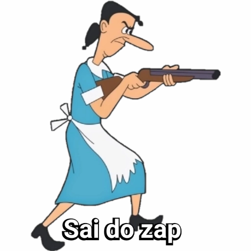 Figurinha: Sai do zap!