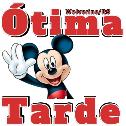 Figurinha: Ótima Tarde Mickey