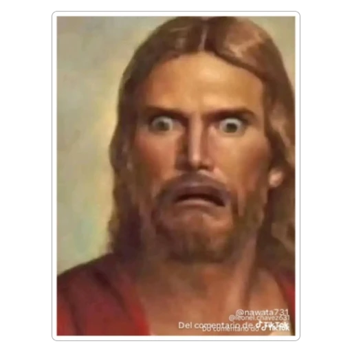 Figurinha: Jesus Chocado