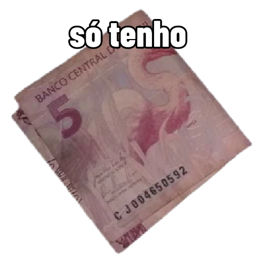 Figurinha: Só tenho R$5