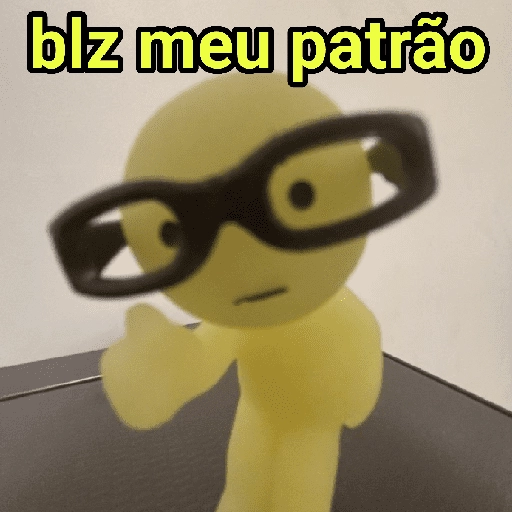 Figurinha: Blz meu patrão