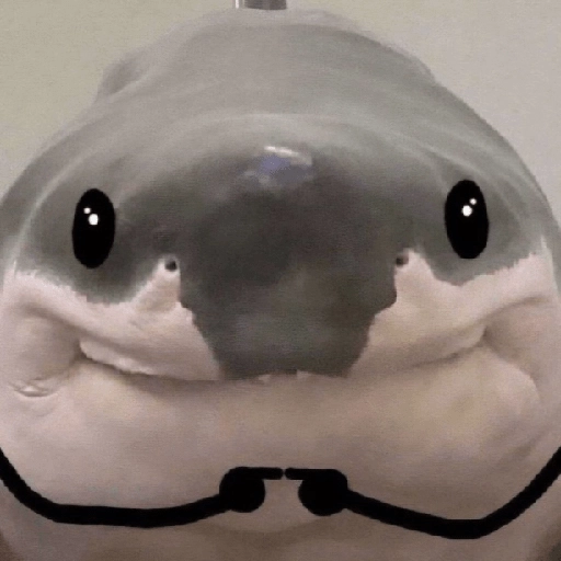 Figurinha: Tubarão com bigode