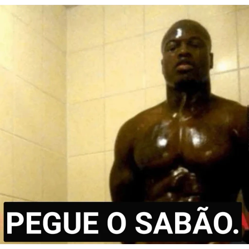 Figurinha: Pegue o sabão