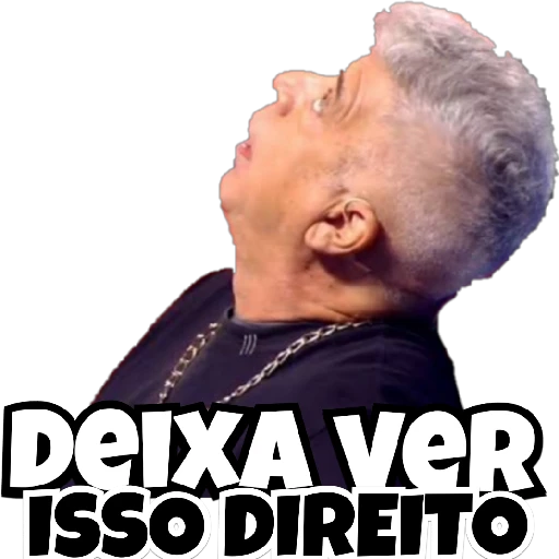 Figurinha: Deixa ver isso direito