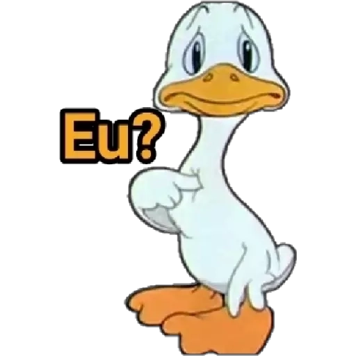 Figurinha: Pato confuso Eu?