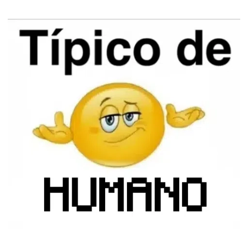 Figurinha: Típico de Humano