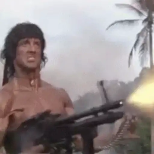Figurinha: Rambo em Ação