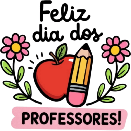 Figurinha: Feliz Dia dos Professores!