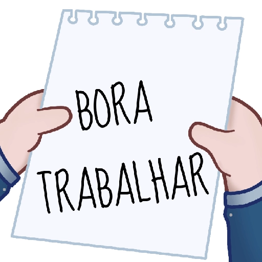 Figurinha: Bora Trabalhar