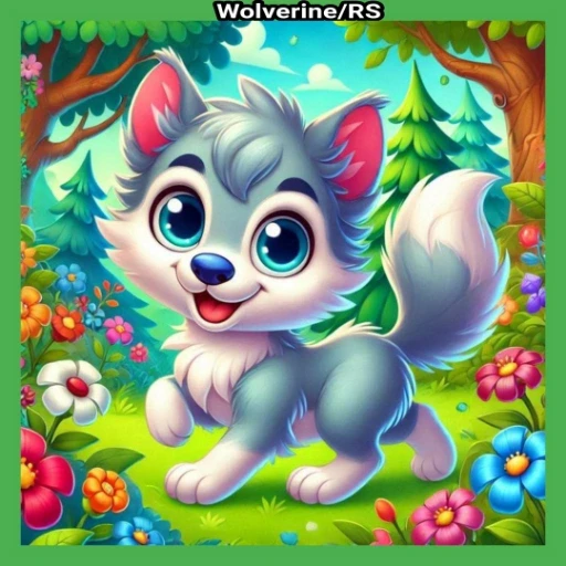 Figurinha: Filhote Fofo na Floresta