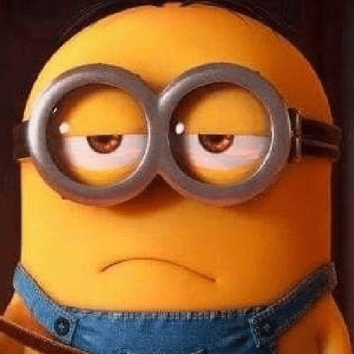 Figurinha: Minion Cansado