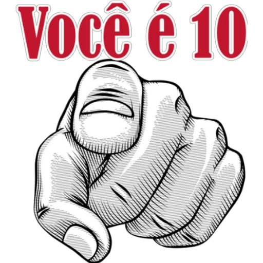 Figurinha: Você é 10!