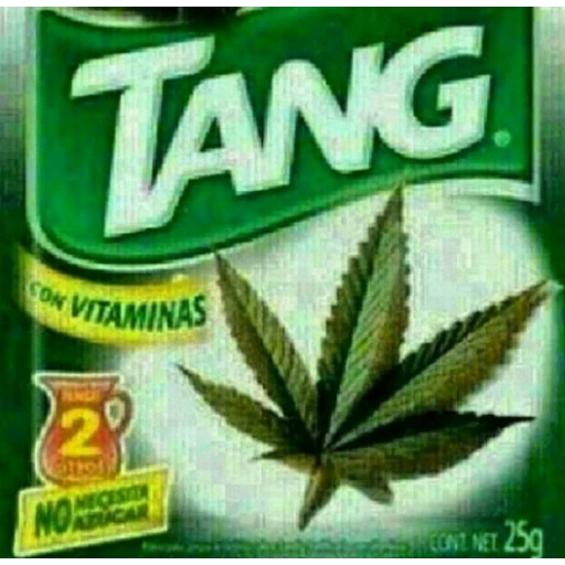 Figurinha: Tang com Folha de Maconha