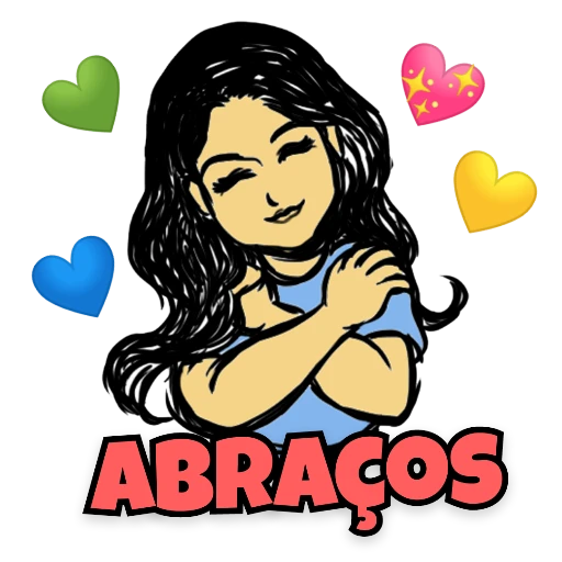 Figurinha: Abraços