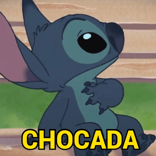 Figurinha: Stitch Chocada