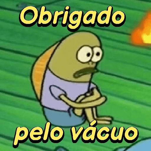 Figurinha: Obrigado pelo vácuo