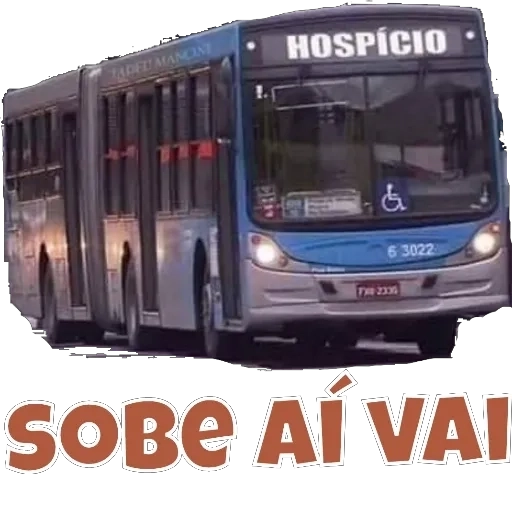 Figurinha: Ônibus do Hospício "Sobe aí vai"