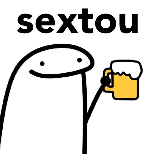 Figurinha: Sextou com cerveja