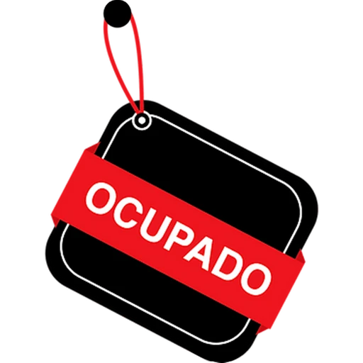 Figurinha: Ocupado