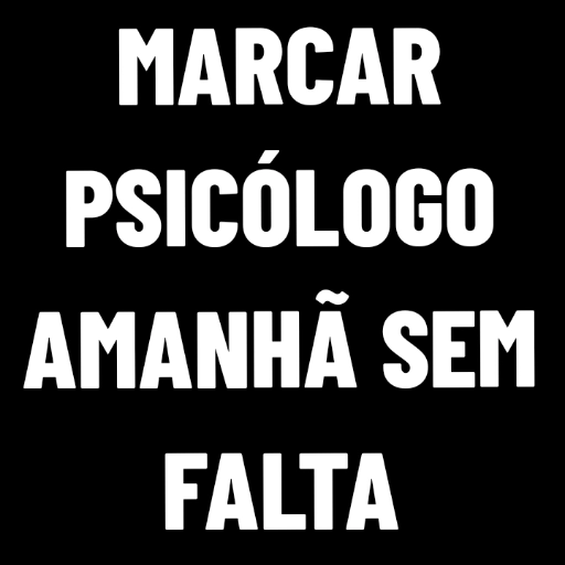 Figurinha: Marcar psicólogo amanhã sem falta