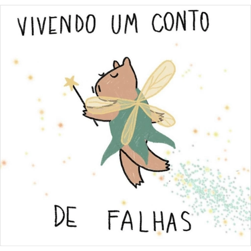 Figurinha: Vivendo um conto de falhas