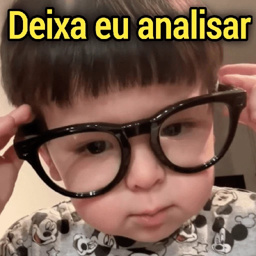 Figurinha: Deixa eu analisar
