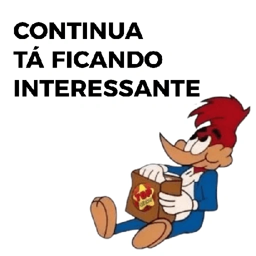 Figurinha: Pica-Pau continua ficando interessante