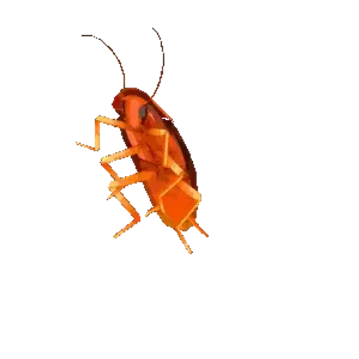 Figurinha: Barata 3D