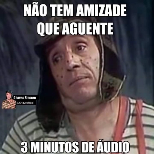 Figurinha: Chaves: Nenhum áudio aguenta