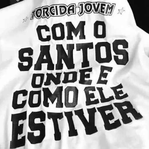 Figurinha: Torcida Jovem com o Santos