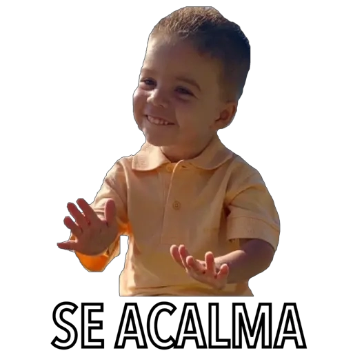 Figurinha: Menino Acalma