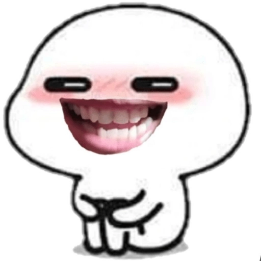 Figurinha: Rostinho com boca de meme