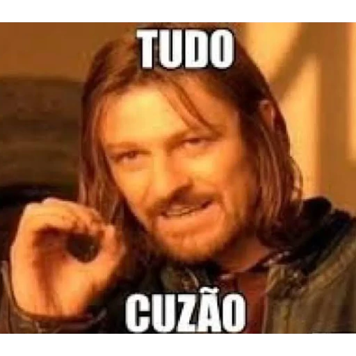 Figurinha: Boromir e o queijo