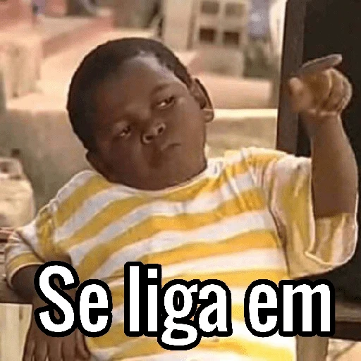 Figurinha: Se liga em