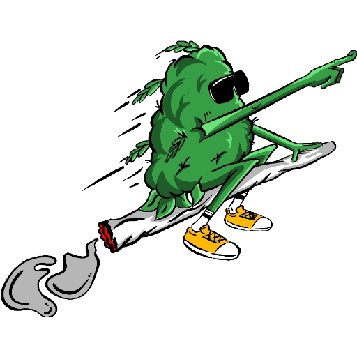 Figurinha: Maconha Dab
