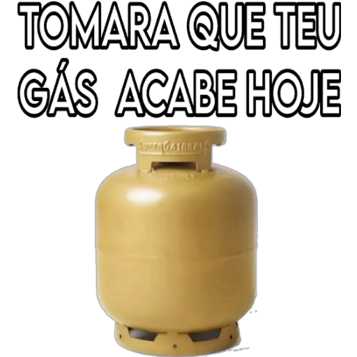 Figurinha: Tomara que teu gás acabe hoje
