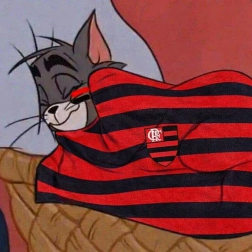 Figurinha: Gato Tom jogador do Flamengo