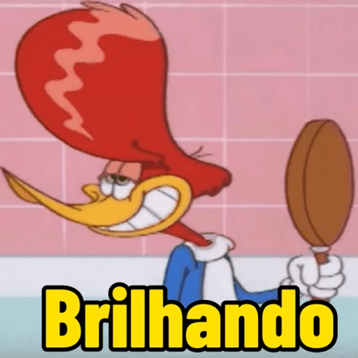 Figurinha: Pica-Pau Brilhando