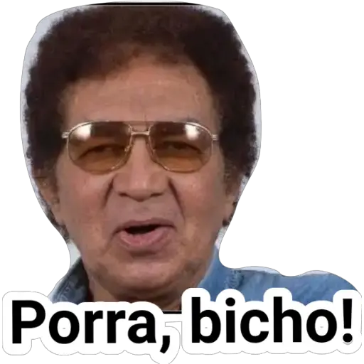 Figurinha: Porra, bicho!
