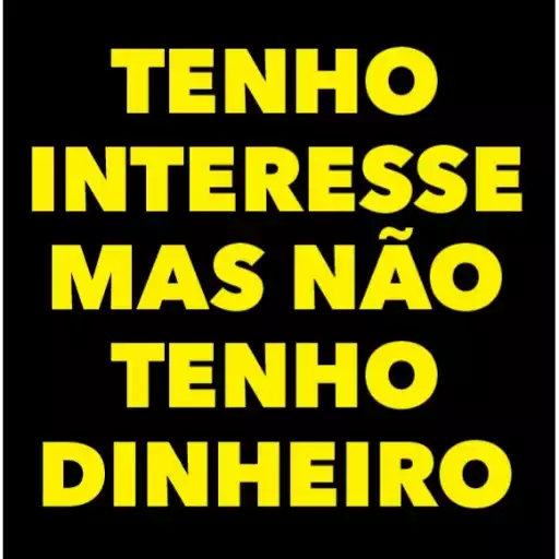 Figurinha: Tenho interesse mas não tenho dinheiro