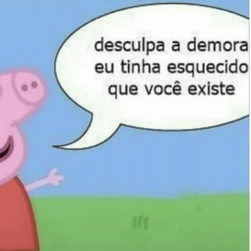 Figurinha: Peppa Pig: Desculpa a demora
