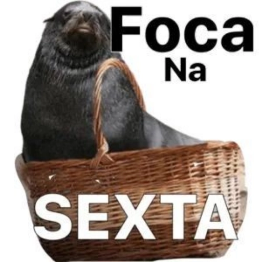 Figurinha: Foca Na Sexta