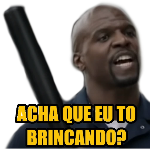 Figurinha: Terry Crews Acha que to Brincando