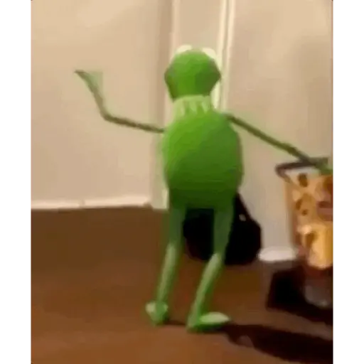 Figurinha: Caco, o Sapo dançando