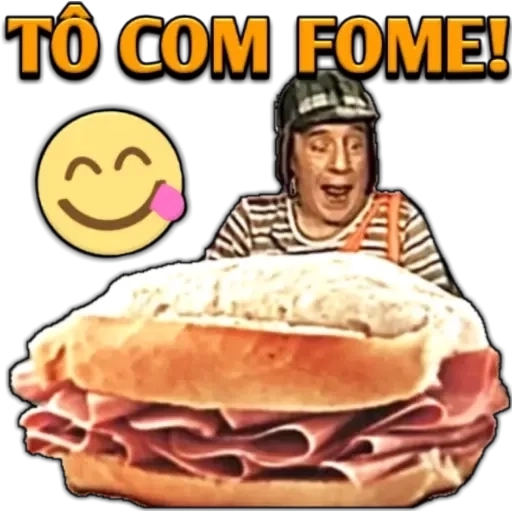 Figurinha: Chaves com fome