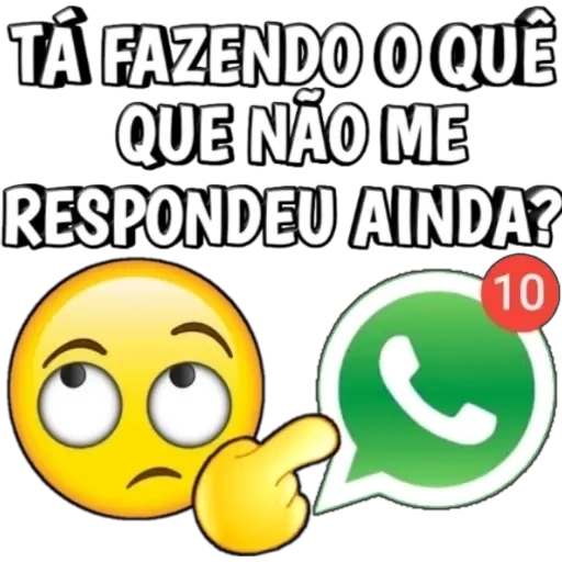 Figurinha: O que você tá fazendo?