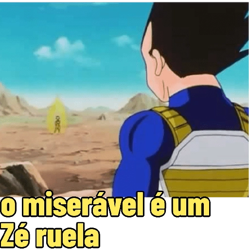 Figurinha: Vegeta e Goku